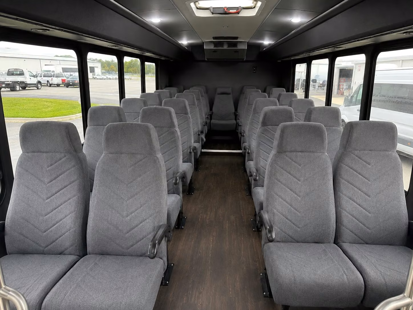 20 passenger minibus interior