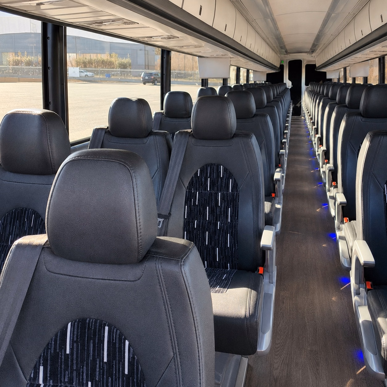 charlotte 56 passenger charter bus rental